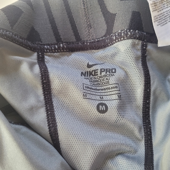 Mens Nike Pro 3/4 leggings Black Camo size medium - Picture 5 of 5